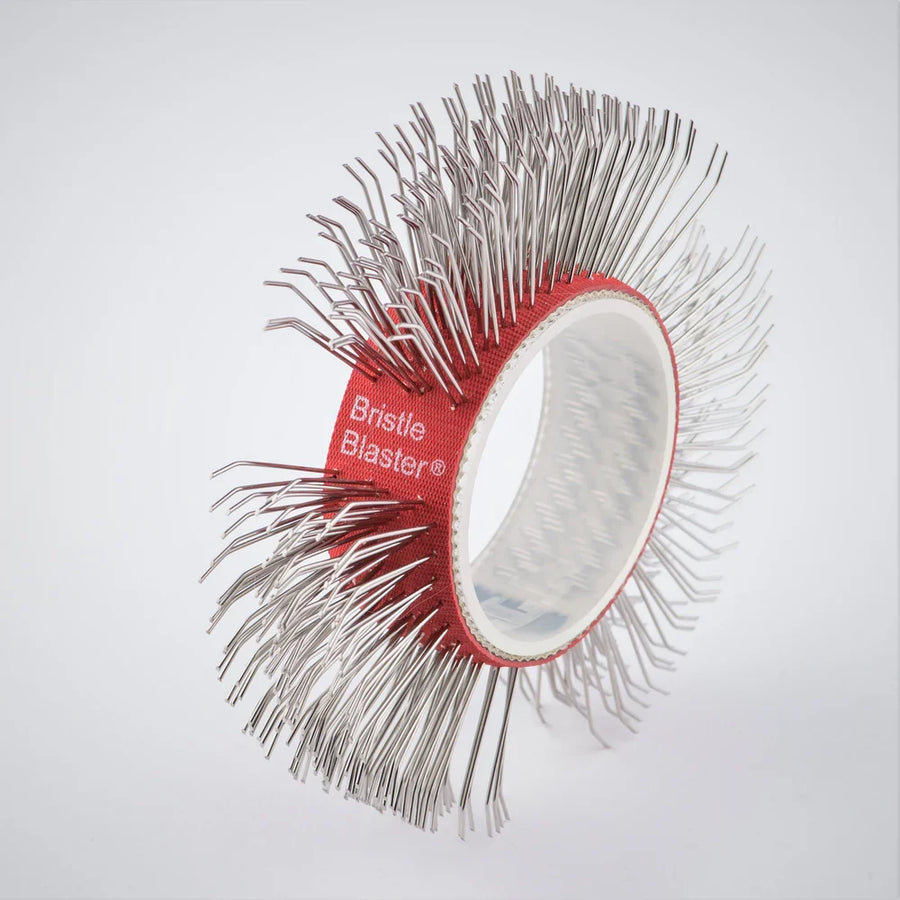 Bristle Blaster® Cepillo, acero inoxidable, rojo 23 mm. (caja 10 und)